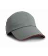 RC038X Result Herringbone Cap Grey / Red colour image